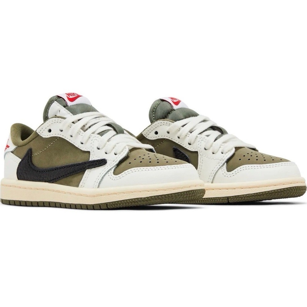 Travis Scott x Air Jordan 1 Retro Low OG SP PS 'Reverse Olive / Medium Olive'